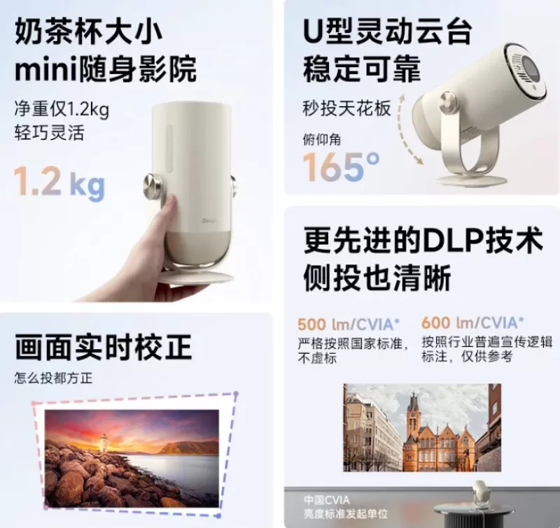 Dangbei представила портативный проектор Smart 1 с поддержкой 4K и функцией автофокуса