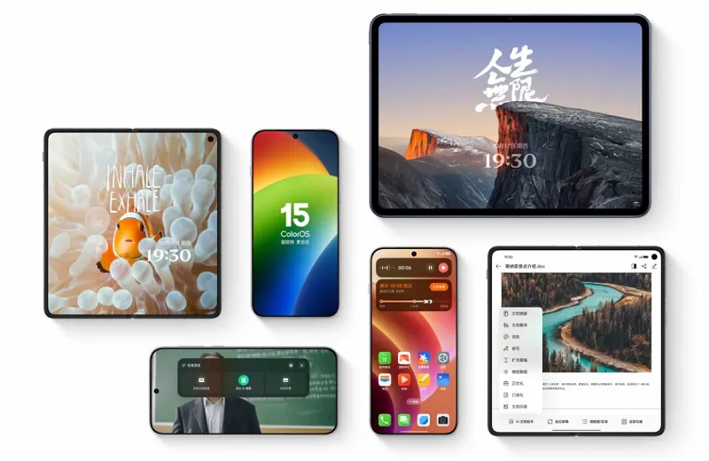 Oppo анонсировала ColorOS 15: новый дизайн и интеграция искусственного интеллекта