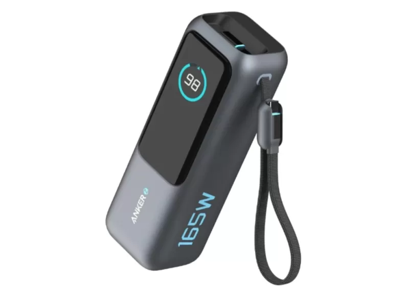 Новый Anker Zolo Power Bank 25K: мощный аккумулятор на 165 Вт с выдвижными USB-C кабелями