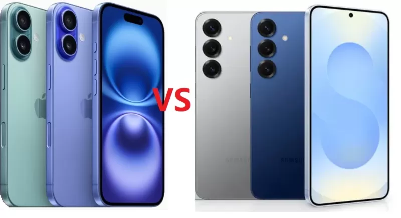 Samsung Galaxy S25 vs Apple iPhone 16: сравнение процессоров, батарей и камер
