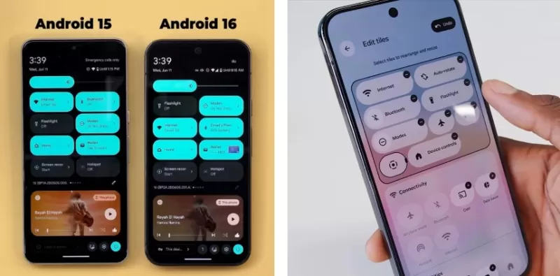 Android 16: добавлены новые визуальные элементы и расширенные функции