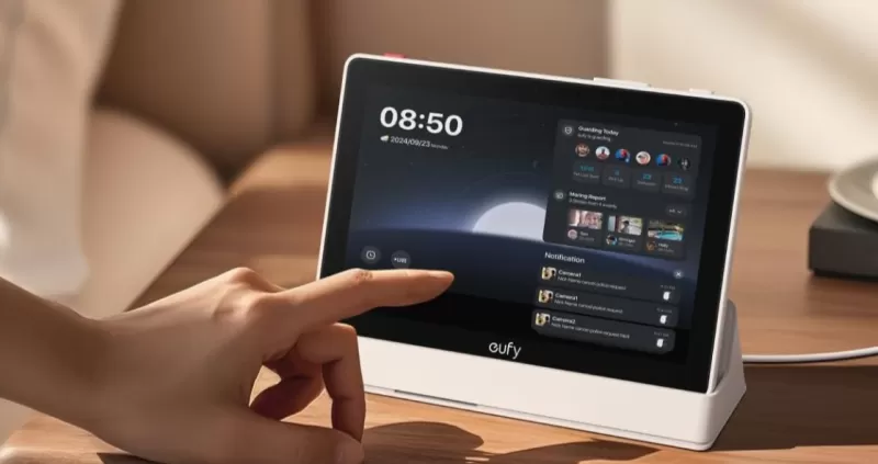 Eufy начала продажи Smart Display E10: умный дисплей для видеонаблюдения и домашних систем безопасности