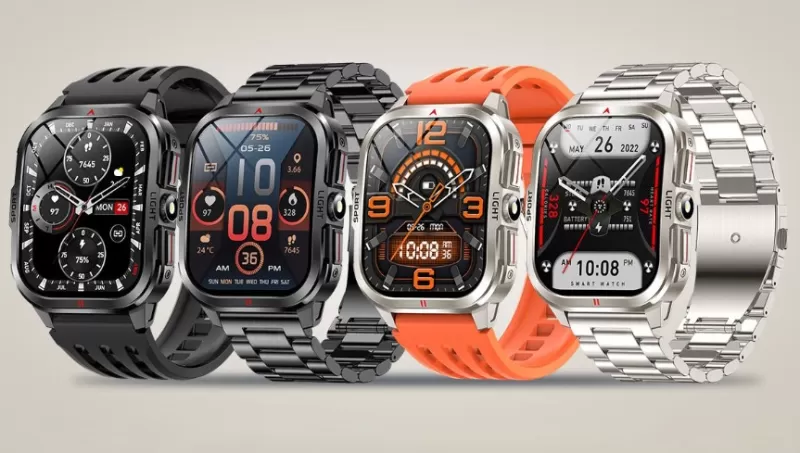 Часы с изогнутым экраном и прочностью военного уровня за $39,99: Rogbid представила Titan S