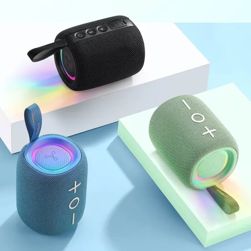 Мини Bluetooth-колонка с RGB-подсветкой и длительным временем автономной работы