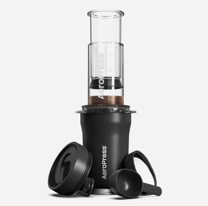 AeroPress Go Plus — компактная дорожная кофеварка для путешествий и дома