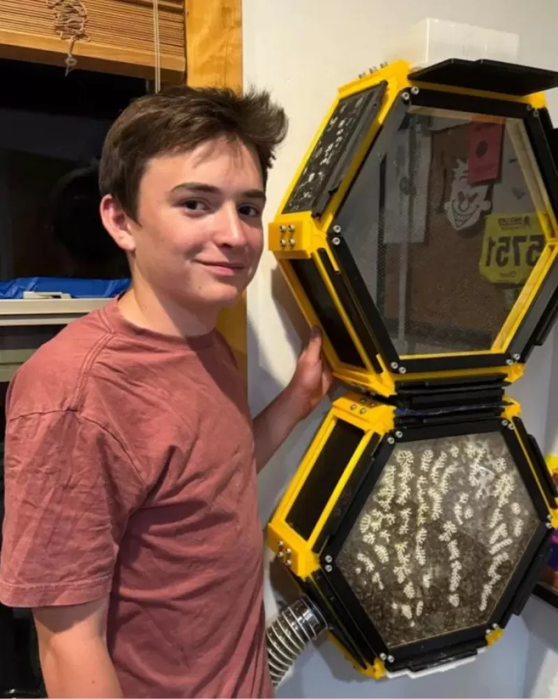 Модульный улей созданный с помощью 3D-печати