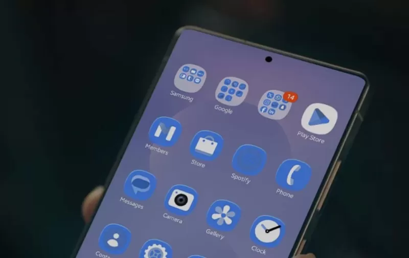 Samsung вводит эффект Glass UI в Theme Park