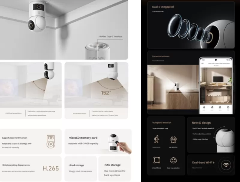 Xiaomi представила новую бюджетную камеру с двумя датчиками по 5 Мп и ночной съёмкой