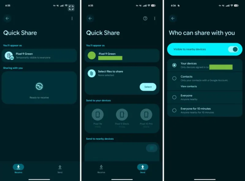 Смартфоны Android получают обновлённое меню Quick Share: обмен файлами стал быстрее и удобнее