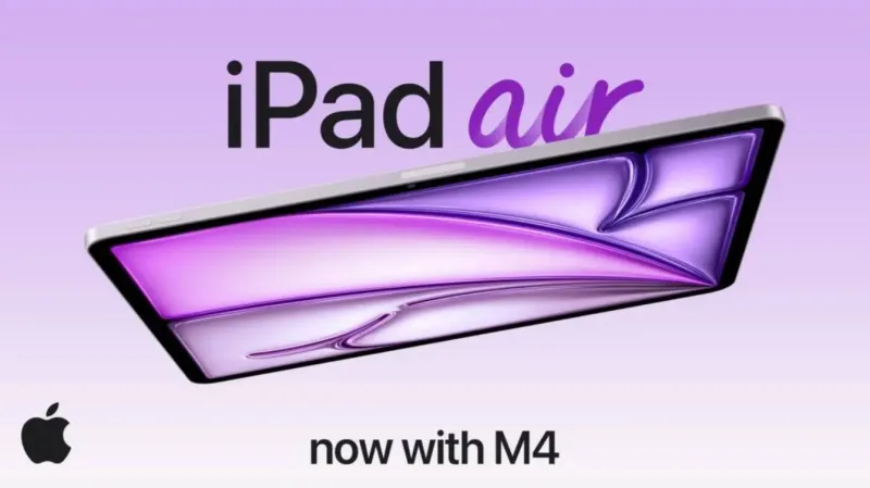 Apple представила новый iPad Air с чипом M4, 12 ГБ оперативной памяти и поддержкой Wi-Fi 7 — цена и дата начала продаж