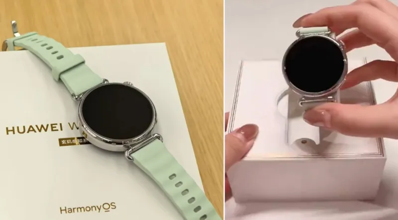 Huawei Watch GT 6 впервые показаны на живых фото в новом мятно-зеленом цвете