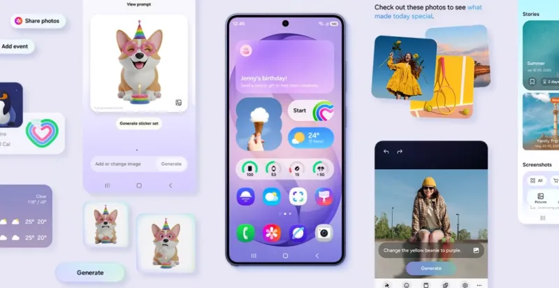 One UI 8.5 может стать крупнейшим обновлением Samsung Galaxy: новым дизайн, ИИ-функции и поддержка AirDrop