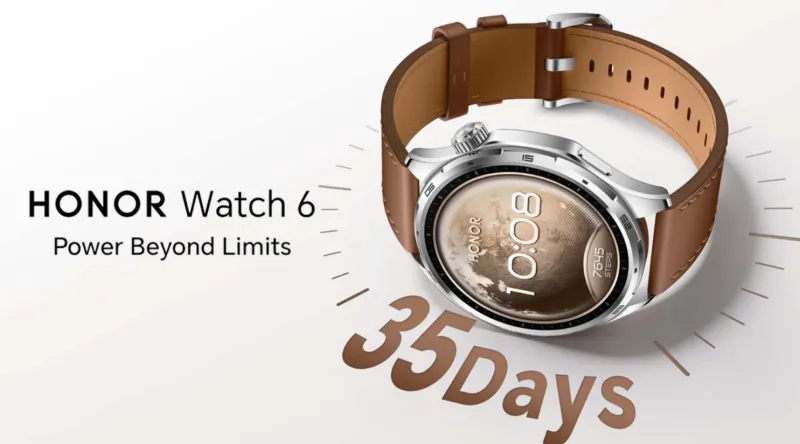 Honor Watch 6 получили 35 дней автономности, продвинутые спортивные режимы и экран на 3000 нит