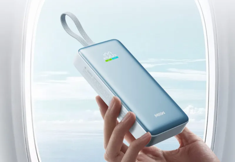 Xiaomi выпустила мощный внешний аккумулятор на 20 000 мАч с зарядкой 100 Вт и сертификацией для авиаперелето
