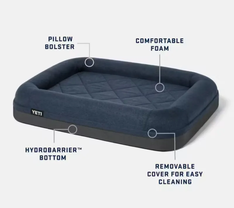 Yeti представила лежанку для собак Boomer Dog Bed с моющимся чехлом и поролоновым основанием по цене от 16 тыс. рублей