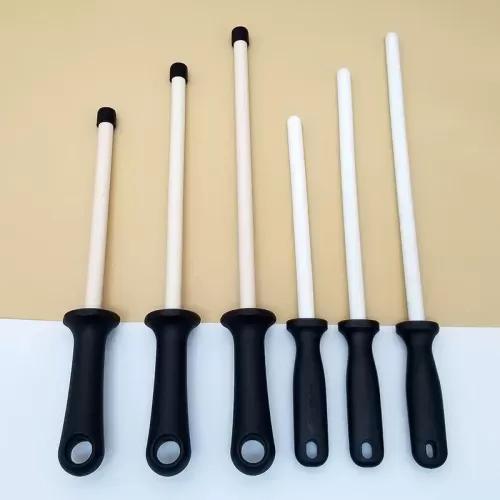 Мусат RSCHEF с керамическим покрытием и деревянной ручкой