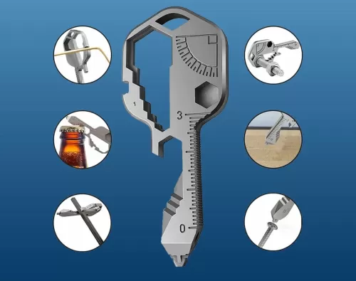 1) Универсальный ключ-мультитул: 24 функции в одном корпусе