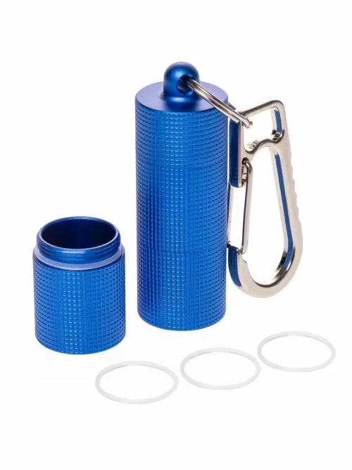 5) Таблетница-капсула из авиационного алюминия