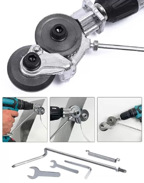 Ножницы на дрель для листового металла