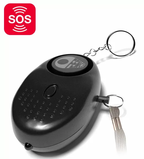 6) Сирена-брелок D-Fence: 140 дБ для личной безопасности