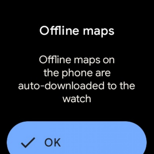 Wear OS Google Maps