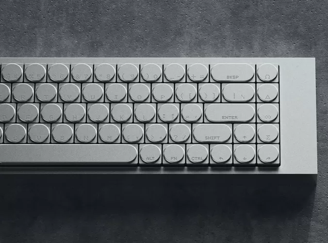 Cleaver - механическая клавиатура из цельного алюминия