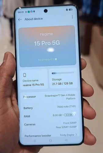 Realme 15 Pro: живые фото и все ключевые фишки до анонса