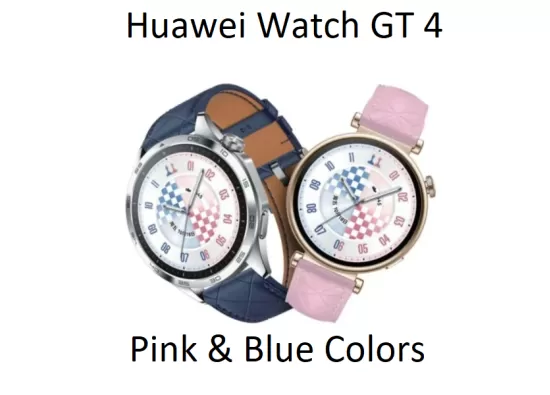 Умные часы Huawei Watch GT 4 скоро будут доступны в розовом и голубом цвете