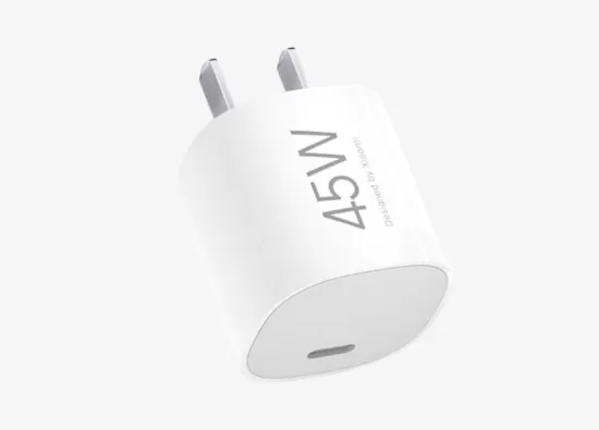 Xiaomi представляет быстрое зарядное устройство GaN 45 Вт