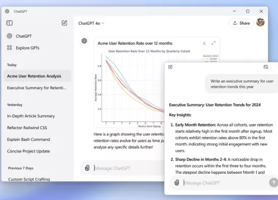 ChatGPT для Windows: OpenAI использовала платформу Electron вместо WebView2