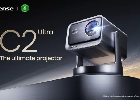 Hisense представила 4K-мини-проектор C2 Ultra для геймеров и домашних кинотеатров