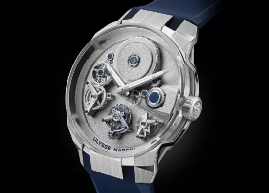 Ulysse Nardin представила лимитированные часы Blast Free Wheel с циферблатом из немецкого серебра и плавающим механизмом