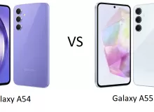 Сравнение Samsung Galaxy A54 и Samsung Galaxy A55: Характеристики, дизайн.