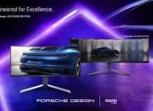 AOC и Porsche Design представили премиальный QD-OLED монитор: AOC PD34