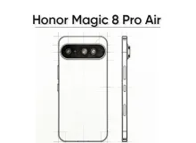 Honor Magic 8 Pro Air: утечка эскизов раскрыла дизайн, габариты и особенности камеры