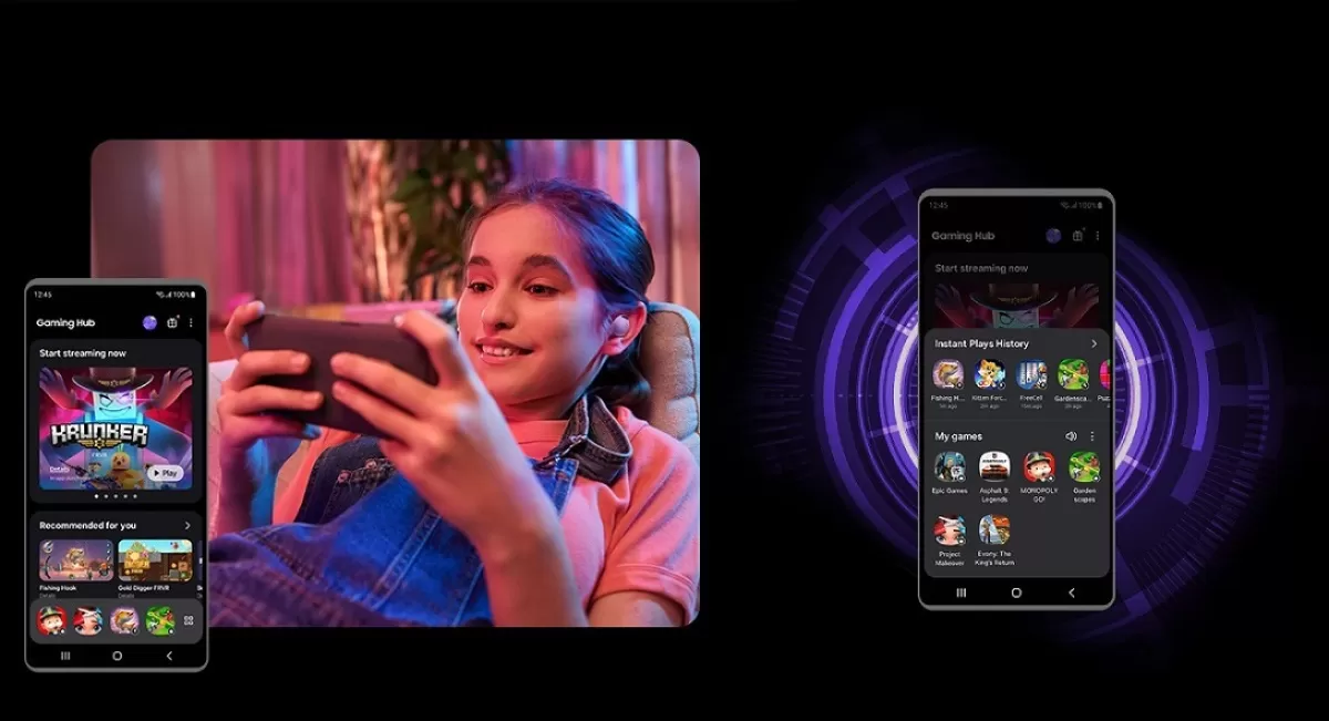 Samsung Game Launcher теперь переименован в Gaming Hub