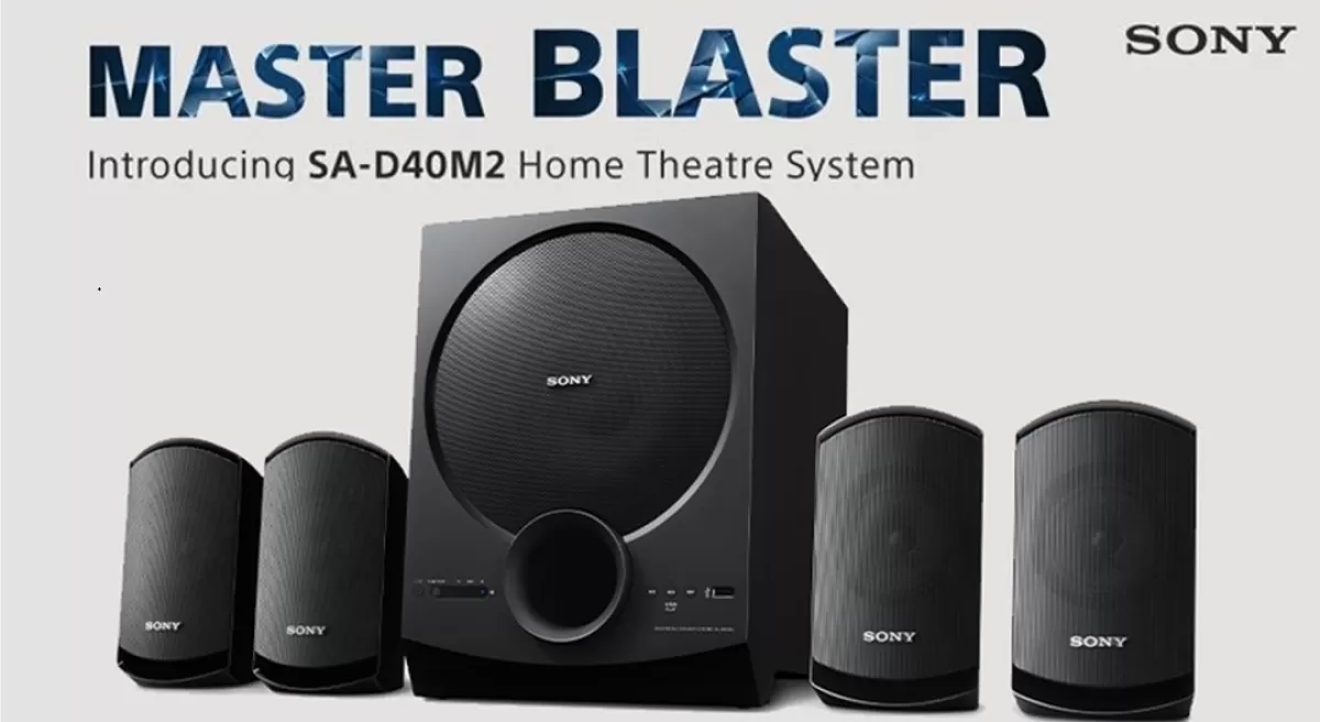 Sony представила домашний кинотеатр SA-D40M2 с 4.1-канальным звуком и Bluetooth